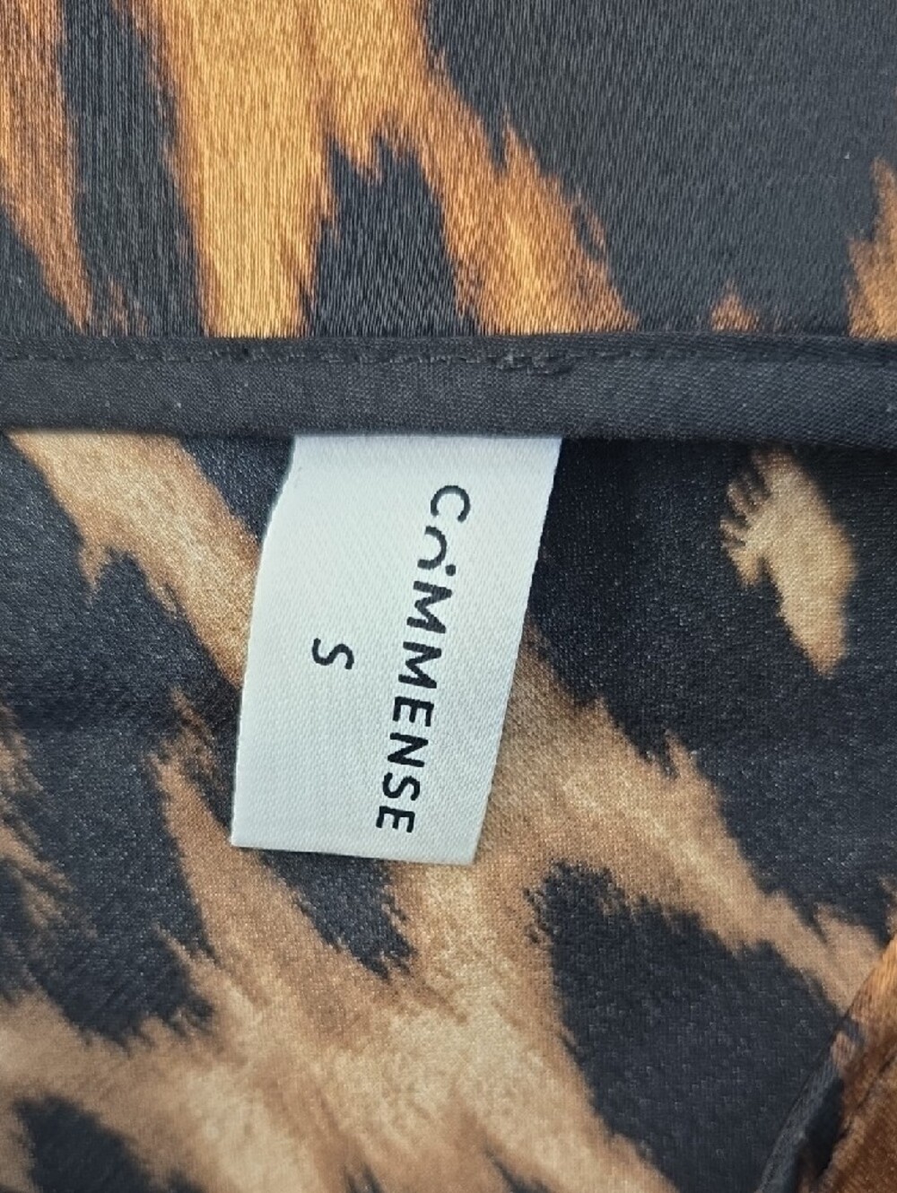 Commense Slim Leopard Print Maxi Skirt Small - Picture 6 of 9
